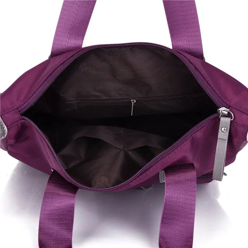 Large Capacity Portable Shoulder Bag Fashionable Oxford Cloth Nylon Casual Women S Bag