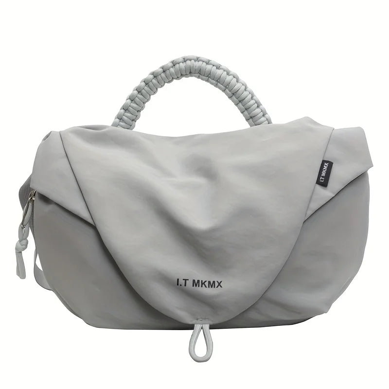 Stylish Oxford Crossbody Bag Adjustable Strap Large Capacity Messenger Work Daily Commute Fitness