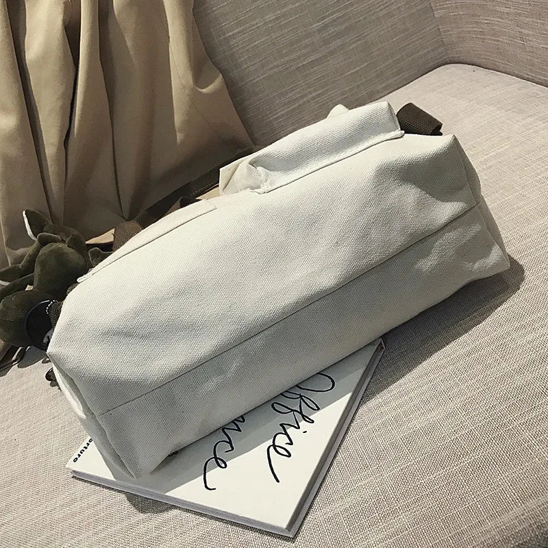 Canvas Tote Bag for Women – Shoulder & Crossbody Handbag