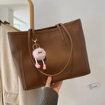 Vintage Tote Bag – Modern Spacious Shoulder Handbag for Women