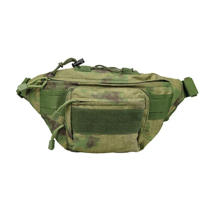 Wear-Resistant Oxford Fabric Outdoor Cycling Camouflage Waist Bag Tactical Chest Large Capacity Men