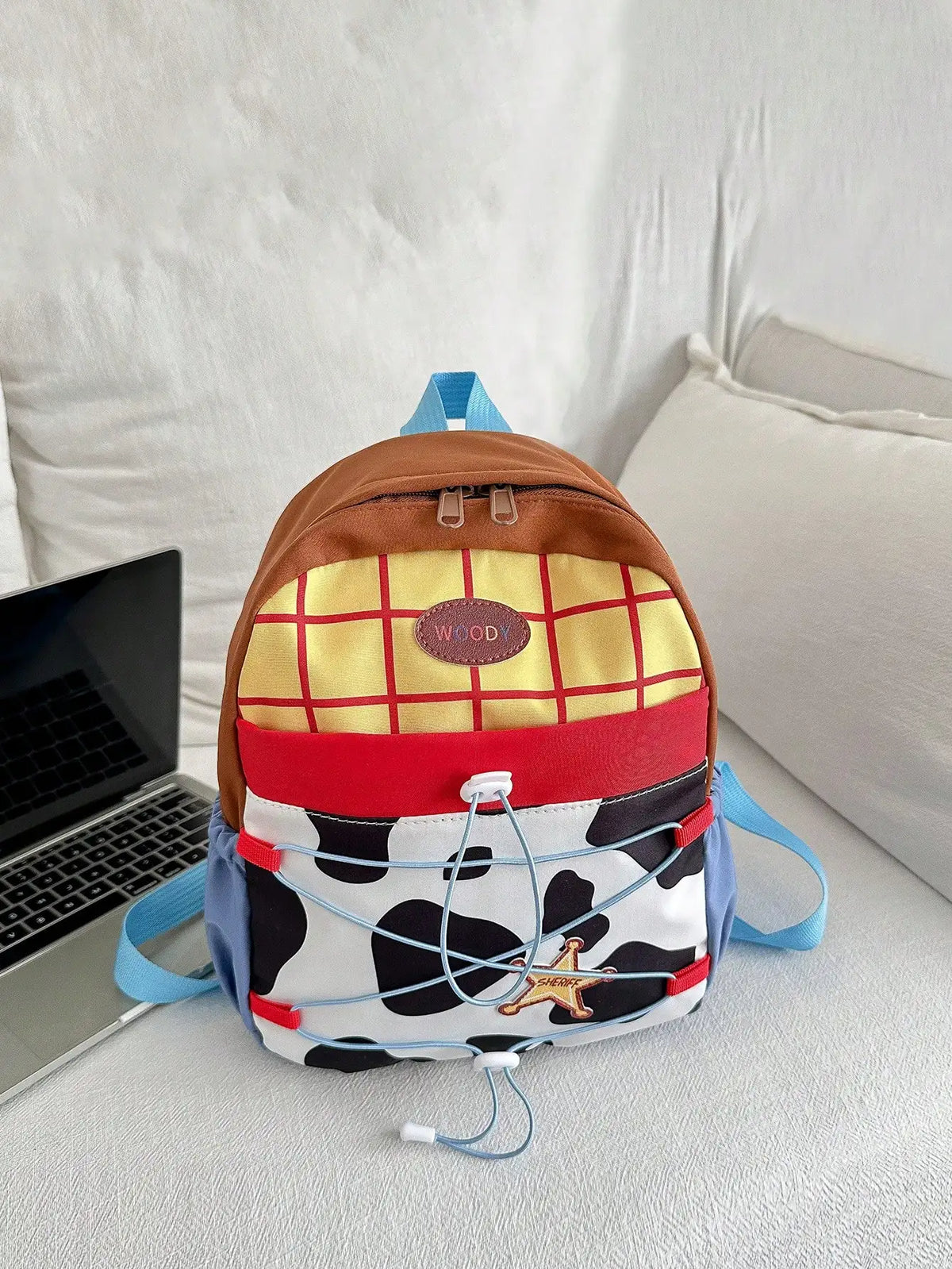 Fashionable Casual Women S Backpack Cute Cow Print Soft Durable Fabric Suitable Daily Use - Soft