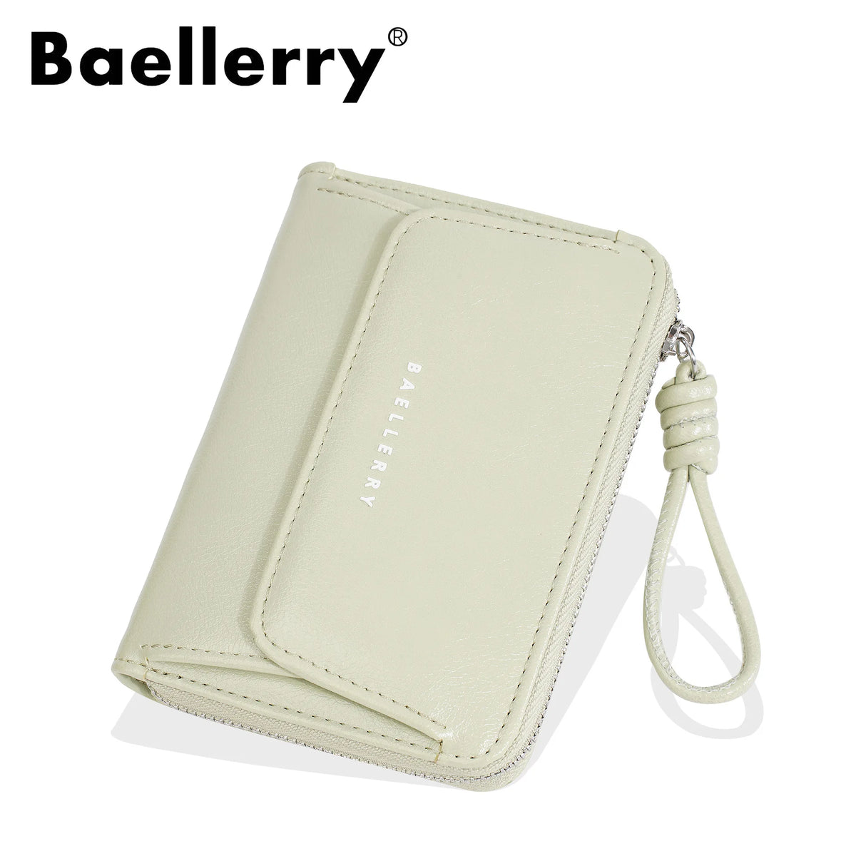 Japanese-Style Coin Pocket Card Holder Oil-Wax Leather Hand-Held Ladies Wallet