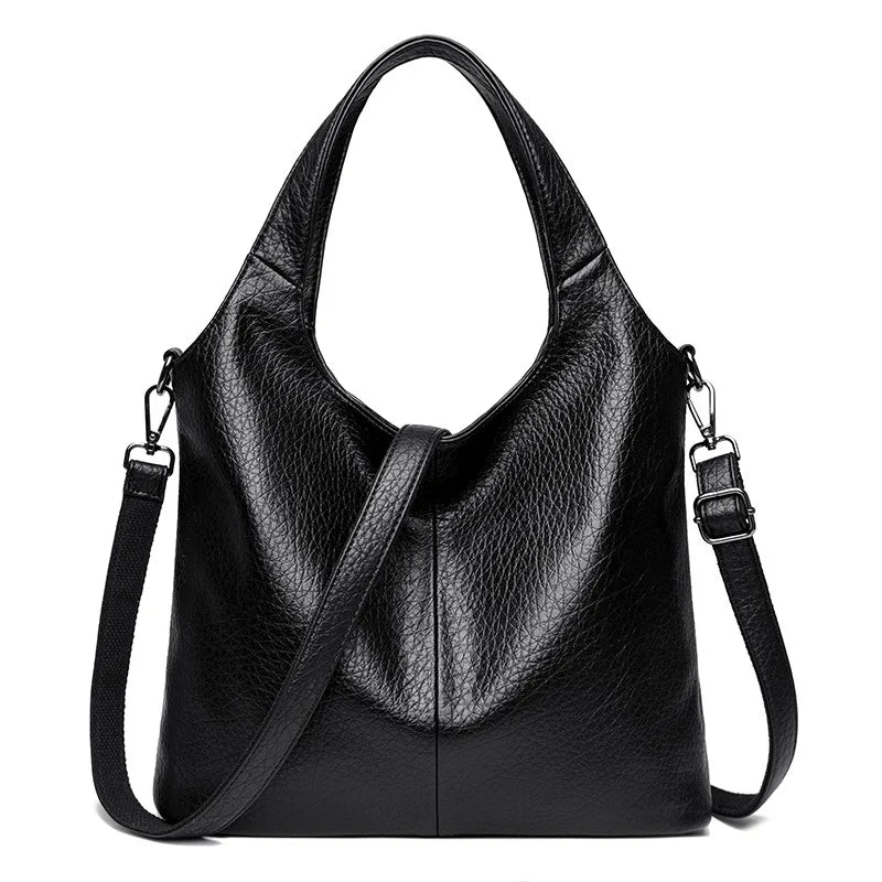 Women S Tote Bag Casual Single-Shoulder Large Capacity Commuter Underarm Bag Crossbody Bag