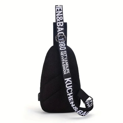 Single Night Glow Women Crossbody Bag Men Chest Bags Student Sports Running Fanny Pack