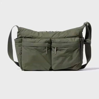 Top Thickened Casual Messenger Bag Single Shoulder Bag Large Capacity Laptop Multi Pocket Sports Bag