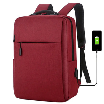 Large Capacity Laptop Backpack with USB Charging Port – Travel & School Bag