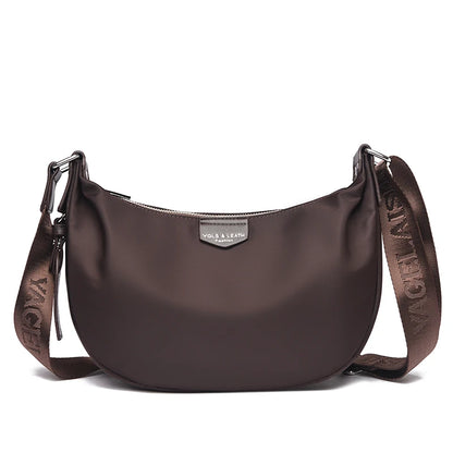 Nylon Crescent Crossbody Bag – Large Capacity Hobo Shoulder Bag