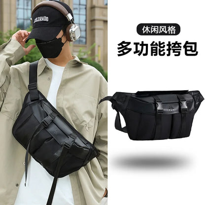 Cycling Chest Bag Men S Women Large Capacity Portable Nylon Leisure Crossbody Travel Outdoor Sports