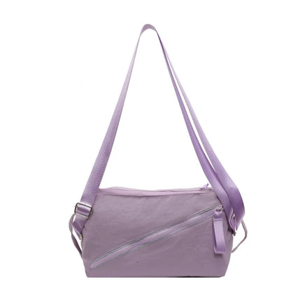 Nylon Sling Tote Bag Casual Convertible Backpack Chest Crossbody Adjustable Strap Women Handbag