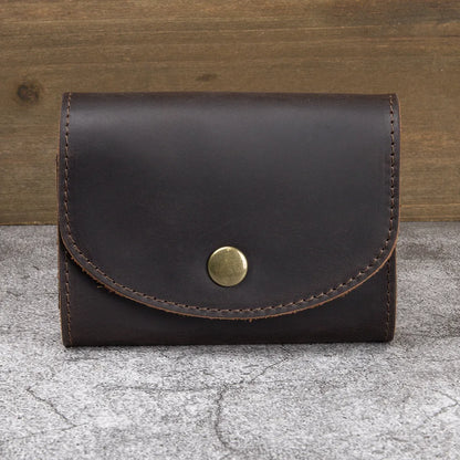 Genuine Leather Large Capacity 12-Slot Organ Card Case