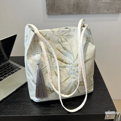 Women S Shoulder Bags Chinese Style Temperament Elegant Advanced Retro Tote Bag Large Capacity