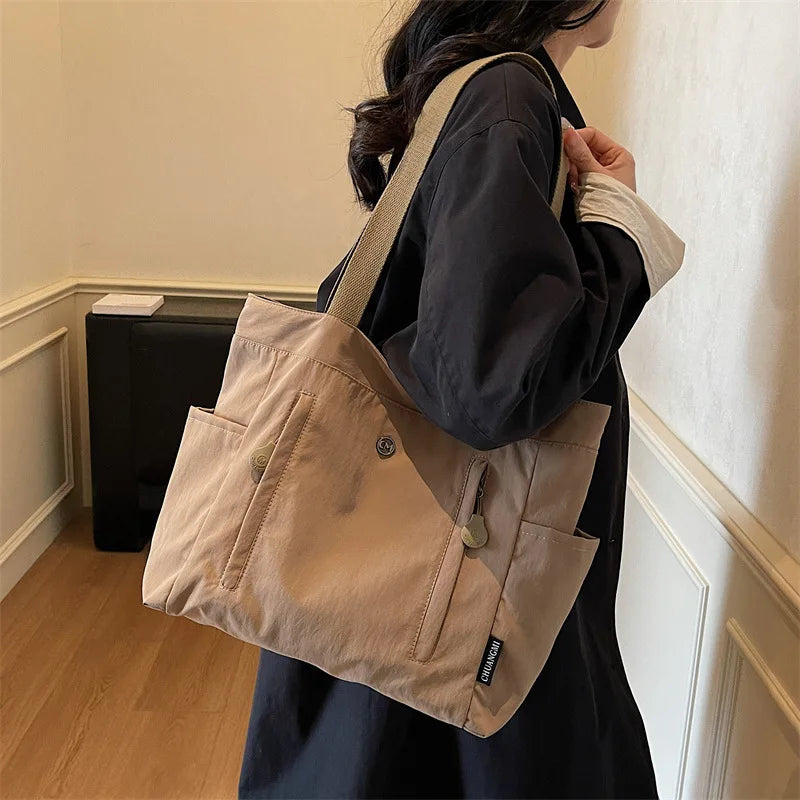 Waterproof Tote Bag for Women – Multi Pocket Large Capacity
