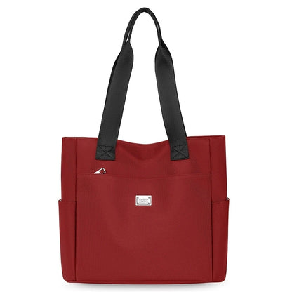 Women's Nylon Tote Bag – Large Lightweight Shoulder Bag