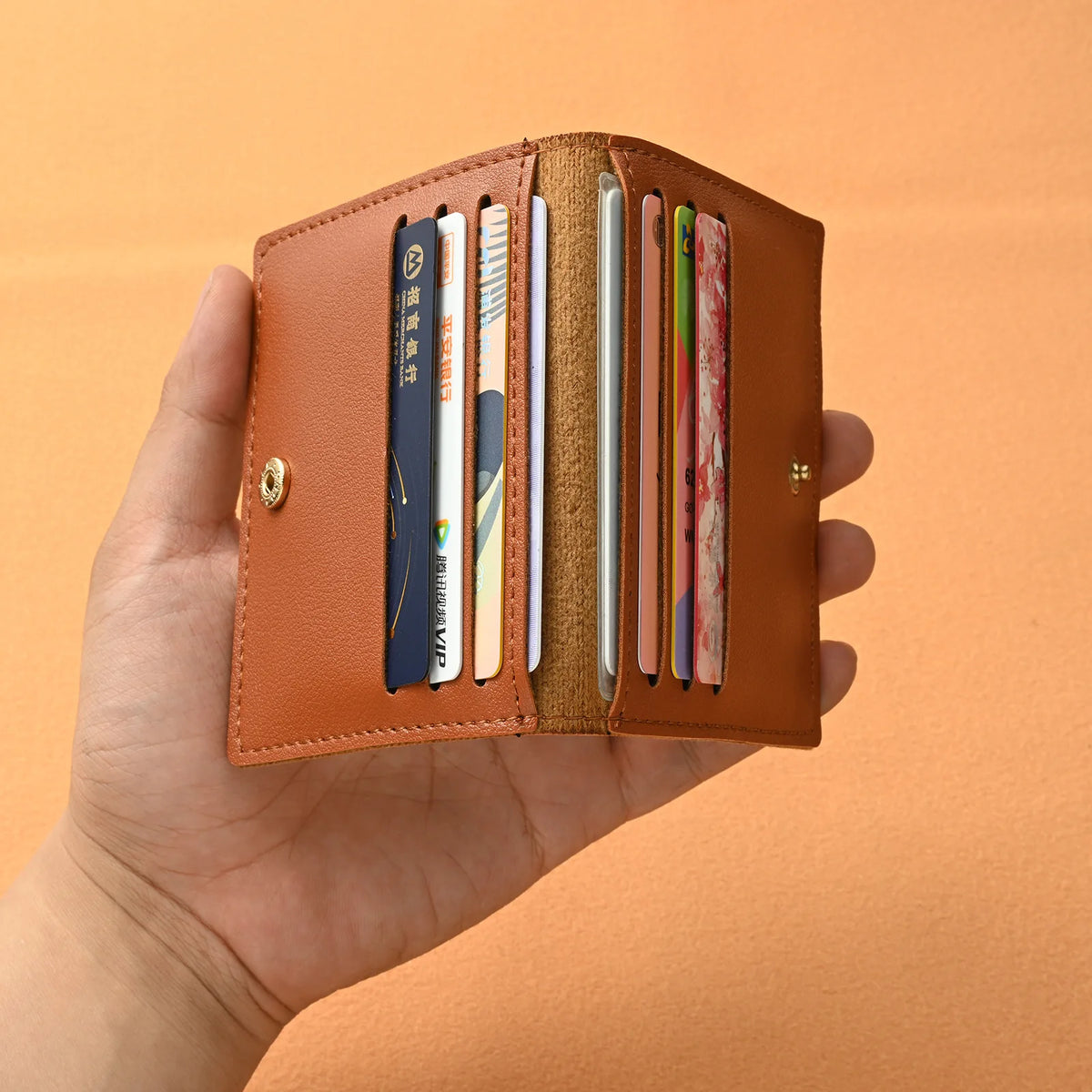 Small Bank Card Certificate Cover Driver S License Thin Square Mini Simple Wallet Holder