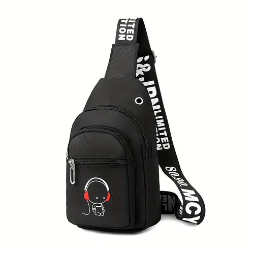 Simple Mini Breast Pocket Outdoor Leisure Bag Multi-Function Large Capacity Storage Mobile Phone