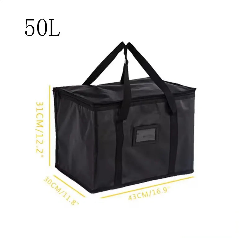 Convenient Takeaway Delivery Tote Bag Homefish Warm Insulated Lunch Pouch