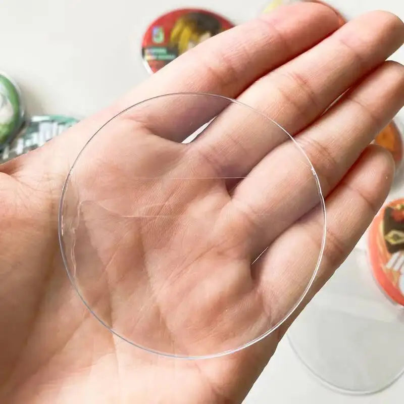 Badge Protector Covers for Ita Bag – Transparent Pin Display Sleeves