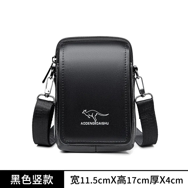 Male Mobile Phone Key Integrated Cross-Body Bag Business Large Capacity Shoulder