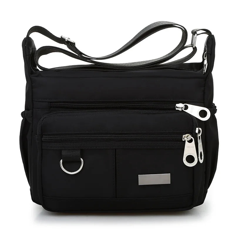 Women S Crossbody Bag Waterproof Oxford Fabric Backpack Crossbody Single-Shoulder Bag - Waterproof