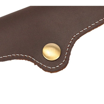 Simple Mobile Phone Leather Wallet Retro Men Crazy Horse Long Envelope Flip