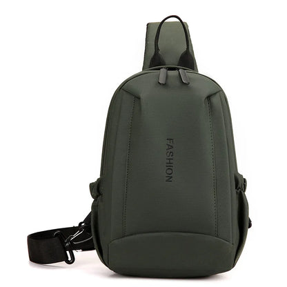 Multifunctional Men S Chest Bag Large Capacity Simple Light One Shoulder Foreskin Membrane