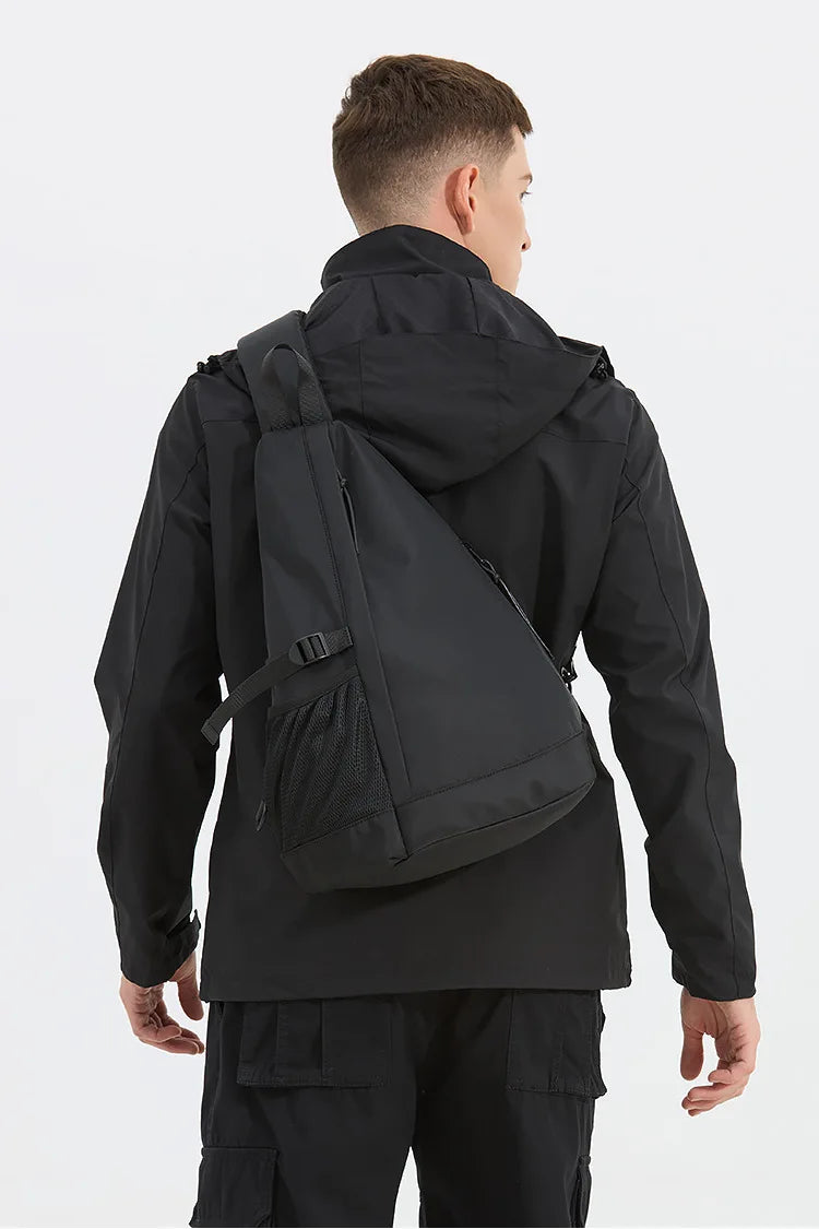 Functional Crossbody Bag Men S Sports Cycling Chest Bag Men S Single-Shoulder Crossbody Bag