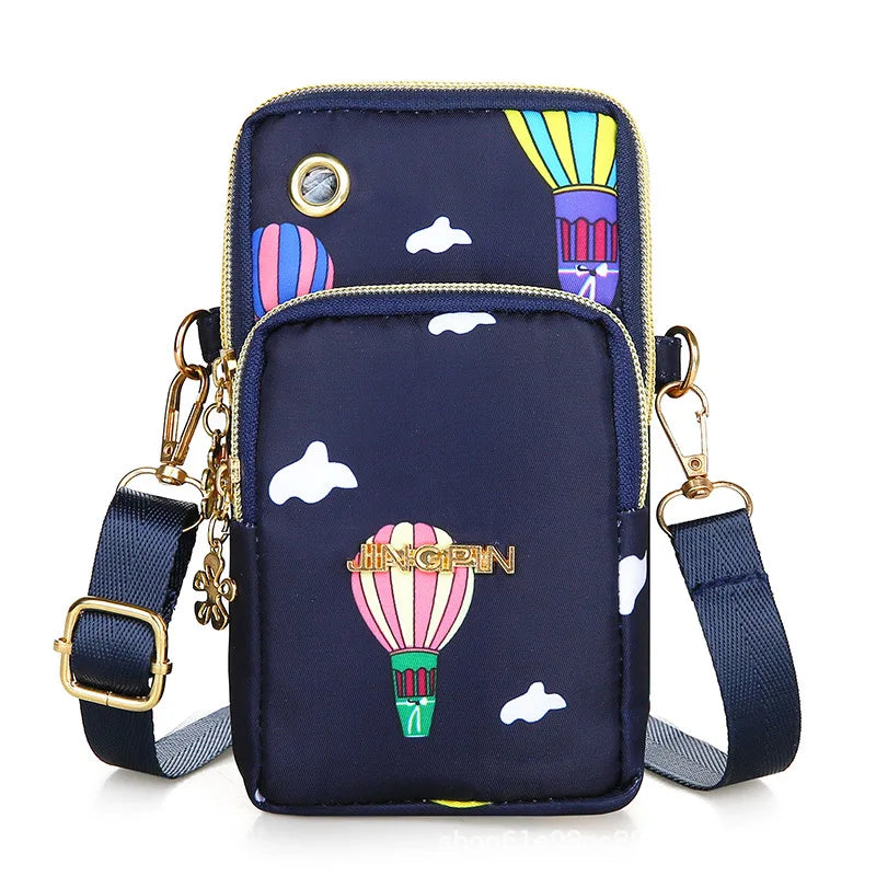 Mobile Phone Bag Women S Crossbody Mini Bag Mom Mommy Coin Bag Neck Hanging Running Cover