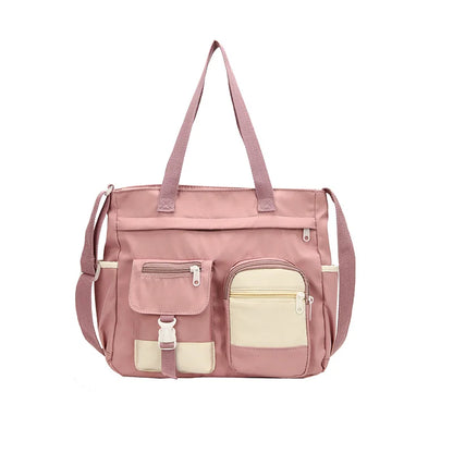 Harajuku Nylon Shoulder Bag – Multi-Pocket Crossbody Messenger Bag