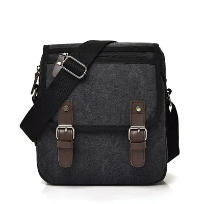 Wear-Resistant Button-Up Crossbody Single-Shoulder Bag