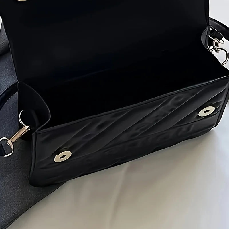 Quilted Shoulder Bag with Mini Coin Pouch – Women's Handbag