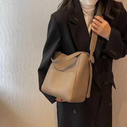 Bucket Shoulder Side Bags Women Female Designers Trend Small Leather Crossbody Bag Purses Handbags