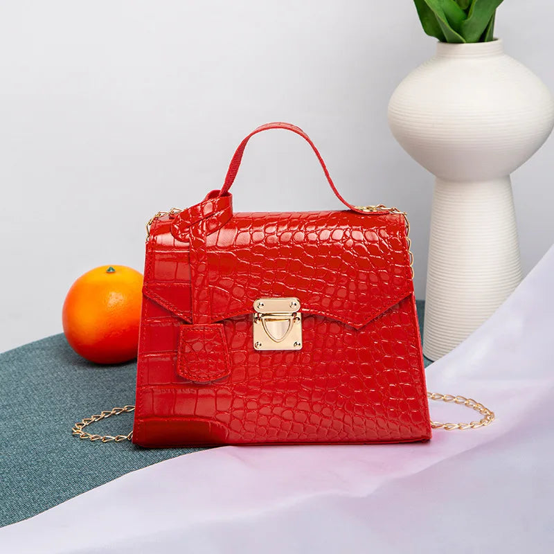 Twist Lock Crossbody Handbag – Women's Designer Tote Purse