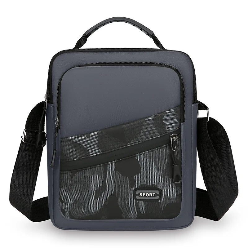 Multifunctional Simple Sports Outdoor Shoulder Crossbody Bag Trend Men S Large Capacity