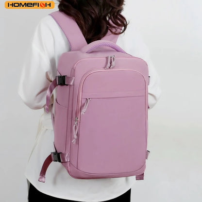 Homefish Business Casual Travel Commuting Men S Backpack Large Capacity Computer Bag Leisure Bookbag