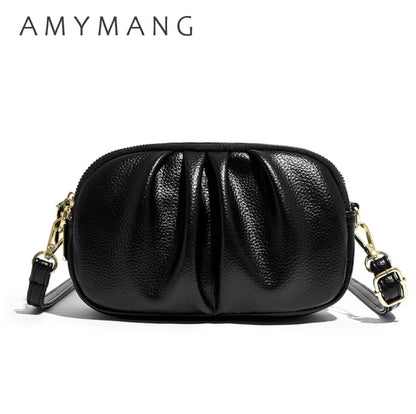 Women's Crossbody Bag – 3-Layer Soft PU Leather Shoulder Bag