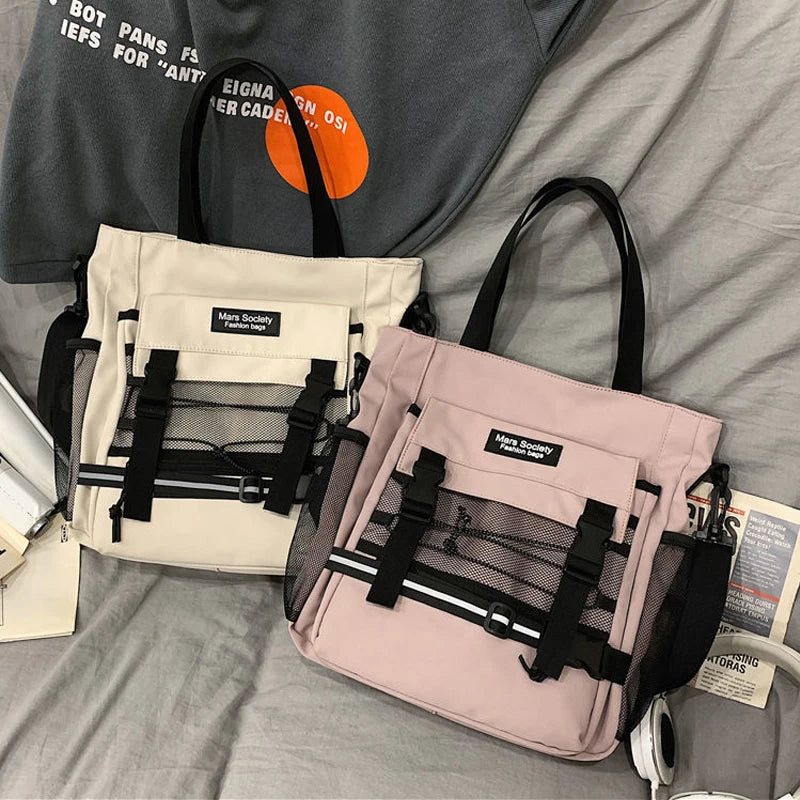 Oxford Women Handbags Messenger Bag Reflect Light Men Crossbody Bags Ladies Large Capacity Shoulder