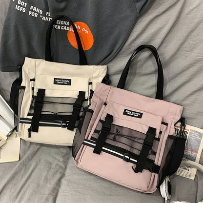 Oxford Women Handbags Messenger Bag Reflect Light Men Crossbody Bags Ladies Large Capacity Shoulder