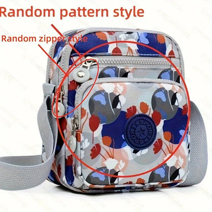 Oxford Cloth Crossbody Bag Women Multi-Pocket Messenger Bag