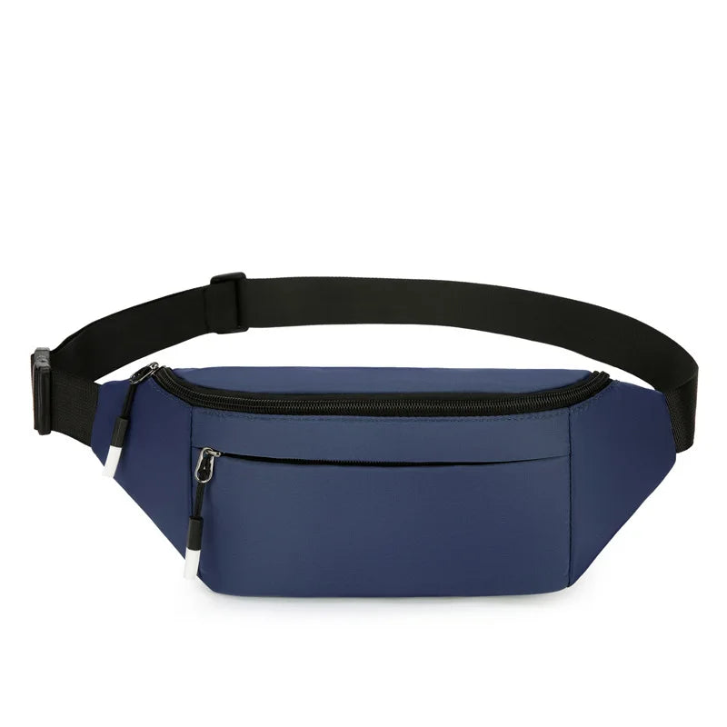 Men S Outdoor Chest Bag Large Capacity Leisure Running Sports Waist Shoulder