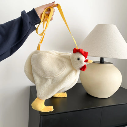 Creative Cute Chicken Shaped Bag Women S Cartoon Crossbody Bags Teen Girl S Handbag Shoulder Bag