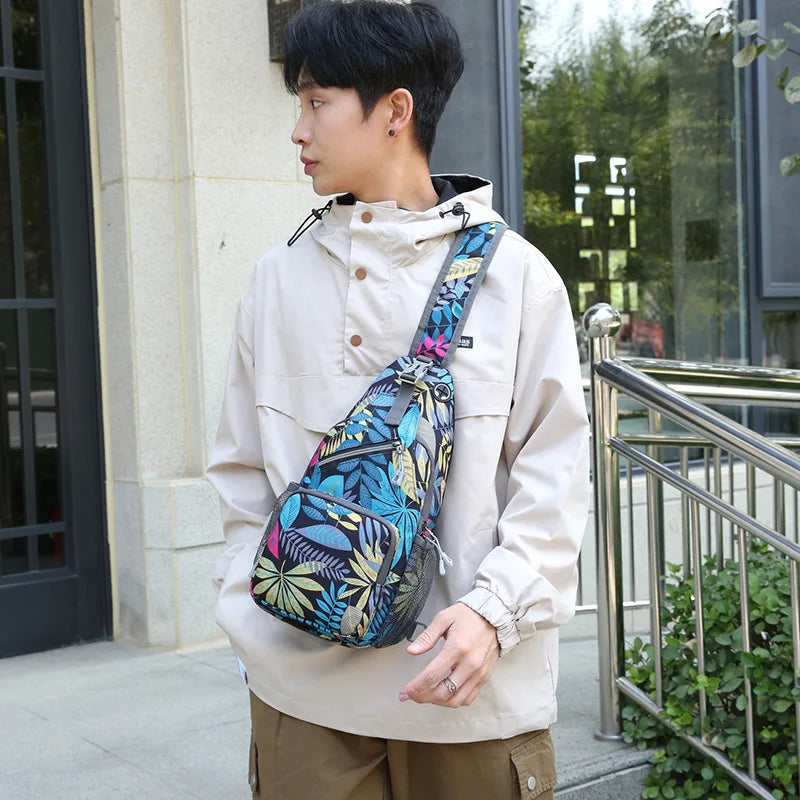 Multifunctional Breast Bag Boys Girls Outdoor Leisure Travel Waterproof Shoulder - Waterproof