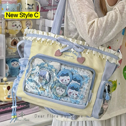 Ita Bag Transparent Window Tote for Anime & Lolita Fans