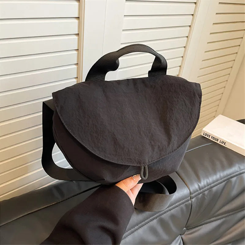 Nylon Crossbody Bag – Lightweight Canvas Shoulder Bag for Women