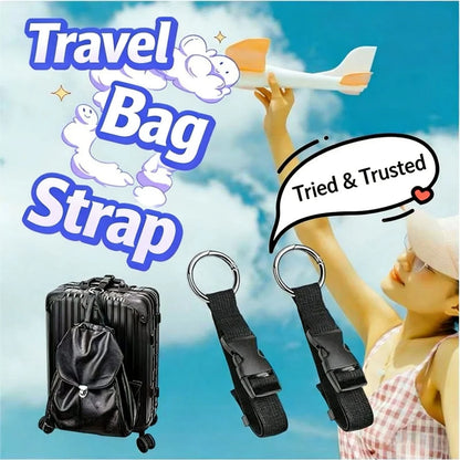 Travel Luggage Fixed Strap Backpack External Portable Release Buckle Add-A-Bag Belt Jacket Holder
