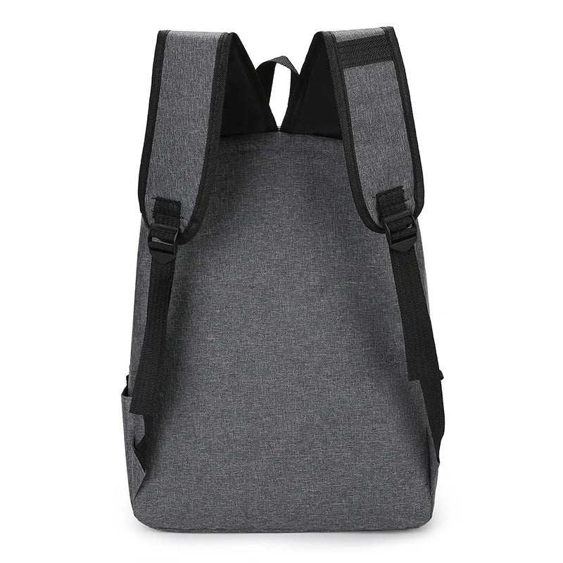 15" Oxford Cloth Backpack – Washable School & Computer Bag