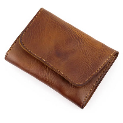 Leather Plant-Tanned Hand Luxury Paint Old Card Bag Creative Multi-Functional Coin Wallet Driver S
