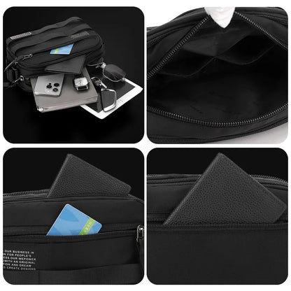 Nylon Commuter Business Wear-Resistant Shoulder Bag Men S Leisure Travel Splash-Proof Crossbody