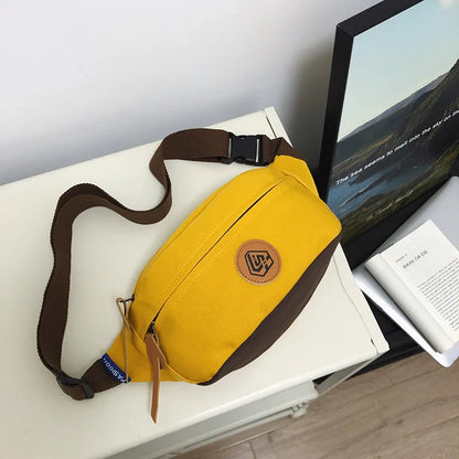 Waterproof Chest Bag Men Large Capacity Simple Cashier Outdoor Travel Cross-Body Multi-Function