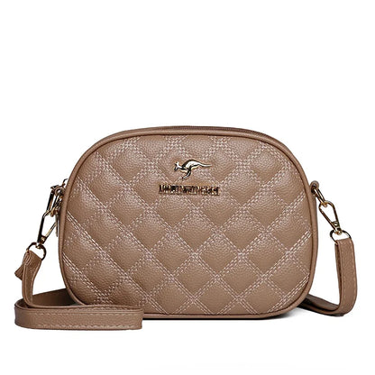 Women's Crossbody Bag – Multi-Pocket PU Leather Shoulder Handbag